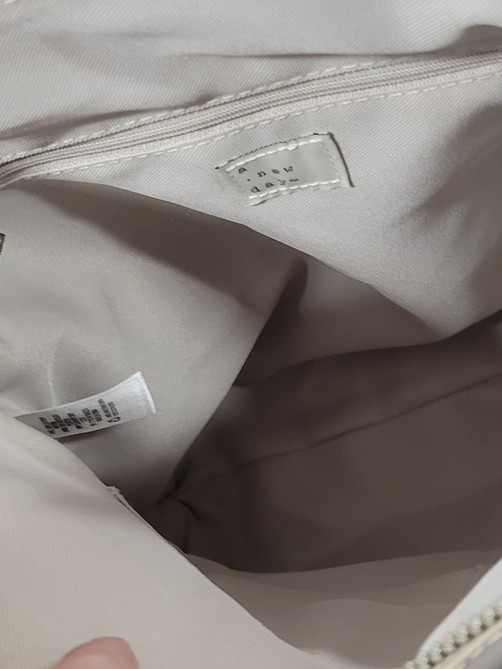 A chic and versatile cream faux‑croc mini backpack from Target’s a new day line. - Picture 4 of 7